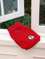 Elastischer Strick-Hundepullover – Bild 2